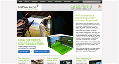 Desktop Screenshot of golfsimulators.com